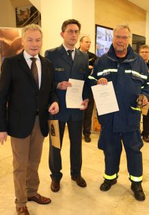 THW-Einsatzkräfte erhalten Bundesflutmedaille - Fluthilfe 2021 © Kreis Paderborn